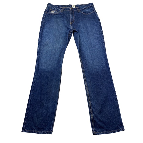 Cinch Other - Cinch‎ Jeans Mens Dark Wash Bootcut Denim Cotton Casual Workwear Sz 38 Fits 37"